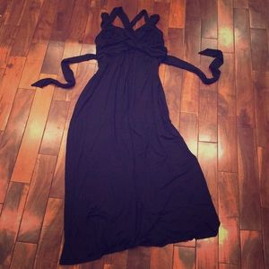 Beautiful black maternity maxi